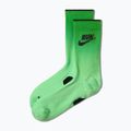 Kojinės Nike Run Midweight illusion green/black