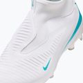 Vaikiški futbolo bateliai Nike Phantom 6 High Academy Jr FG/MG white/white/dusty cactus 6