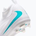 Vaikiški futbolo bateliai Nike Phantom 6 High Academy Jr FG/MG white/white/dusty cactus 7