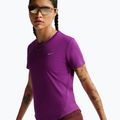 Moteriški bėgimo marškinėliai Nike Tempo SS bold berry 4