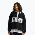 Moteriškas džemperis Nike Studio Fleece Medium Weight total black/sail/sail