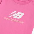 Vaikiški marškinėliai New Balance Jersey Stacked Logo Tee pink satin 8
