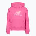 Vaikiškas džemperis New Balance FT Stacked Logo Hoodie pink satin 7