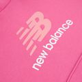 Vaikiškas džemperis New Balance FT Stacked Logo Hoodie pink satin 9