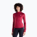 Moteriški bėgimo marškinėliai su ilgomis rankovėmis  New Balance Athletics Heat Grid 1/2 Zip podium red