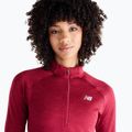 Moteriški bėgimo marškinėliai su ilgomis rankovėmis  New Balance Athletics Heat Grid 1/2 Zip podium red 4