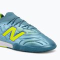 Futbolo bateliai New Balance Tekela Team Low V5 IN metallic blue/alkaline green/team navy 7