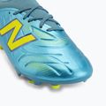 Vaikiški futbolo bateliai New Balance Tekela Team V5 FG metallic blue/alkaline green 7