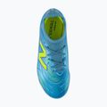 Vaikiški futbolo bateliai New Balance Tekela Team V5 FG metallic blue/alkaline green 5