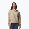 Moteriškas flisinis džemperis Columbia Helvetia II Cropped Half Snap Fleece ancient fossil/dark stone/chalk 5