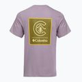 Vyriški marškinėliai Columbia CSC Basic Logo Back Tee shale purple/linework c badge 2