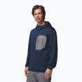 Vyriškas žygio džemperis Columbia Tall Heights Hdd Grid Fleece Full Zip collegiate navy/city grey