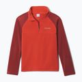Vaikiškas flisinis džemperis Columbia Glacial Half Zip super sonic/red oxide