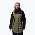 Moteriškas pūstas paltas Columbia Mountain Croo III Mid Down stone green/black