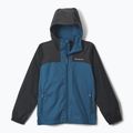 Vaikiška lietaus striukė Columbia Rainy Trails III Fleece Lined phoenix blue/black
