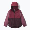 Vaikiška lietaus striukė Columbia Rainy Trails III Fleece Lined moonvista/rich wine/antique mauve