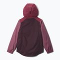 Vaikiška lietaus striukė Columbia Rainy Trails III Fleece Lined moonvista/rich wine/antique mauve 2