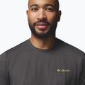 Vyriški marškinėliai Columbia Parsons Point SS Back Graphic Tee black heather blocky banner button 5