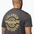 Vyriški marškinėliai Columbia Parsons Point SS Back Graphic Tee black heather blocky banner button 6