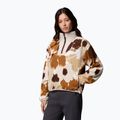Moteriškas flisinis džemperis Columbia Sequoia Grove II Printed Half Zip camel brown ikatbloom 4