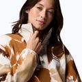 Moteriškas flisinis džemperis Columbia Sequoia Grove II Printed Half Zip camel brown ikatbloom 5