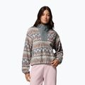 Moteriškas flisinis džemperis Columbia Sequoia Grove II Printed Half Zip Iron Wizard Island