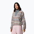 Moteriškas flisinis džemperis Columbia Sequoia Grove II Printed Half Zip Iron Wizard Island 4