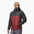 Vyriška striukė Columbia Powder Lite II Hooded red oxide/shark 5