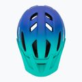 Vaikiškas dviračio šalmas Giro Fixture II matte aqua green/blue jewel fade 6
