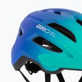 Vaikiškas dviračio šalmas Giro Fixture II matte aqua green/blue jewel fade 7