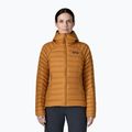 Moteriška pūsta striukė Patagonia Down Sweater Hoody cinnamon brown