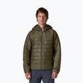 Vyriška pašiltinta striukė Patagonia Hi-Loft Nano Puff Hoody basin green