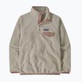 Moteriškas flisinis džemperis Patagonia Lightweight Synchilla Snap-T Pullover oatmeal heather w/moonrise taupe 7