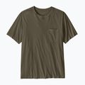Vyriški marškinėliai Patagonia Daily Pocket Tee basin green
