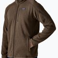 Vyriškas žygio džemperis Patagonia Better Sweater Fleece marlow brown rib knit 4