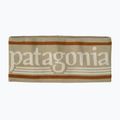 Lankelis galvai Patagonia Powder Town hut tripper logo: weathered stone