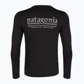 Vyriški žygio marškinėliai ilgomis rankovėmis Patagonia Cap Cool Daily Hut Tripper LS black 2