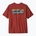 Vyriški marškinėliai Patagonia Boardshort Logo Pocket Responsibili rusty red 2
