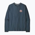 Vyriški ilgomis rankovėmis marškinėliai Patagonia Great Waves Responsibili-Tee LS summit blue 2