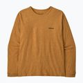 Moteriški marškinėliai ilgomis rankovėmis  Patagonia P-6 Logo Responsibili-Tee LS dried mango