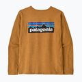 Moteriški marškinėliai ilgomis rankovėmis  Patagonia P-6 Logo Responsibili-Tee LS dried mango 2