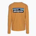 Moteriški marškinėliai ilgomis rankovėmis  Patagonia P-6 Logo Responsibili-Tee LS dried mango 2