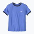 Moteriški marškinėliai Patagonia Fitz Roy Foothills Ringer Tee diver blue