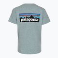 Moteriški marškinėliai Patagonia P-6 Logo Responsibili-Tee blue sage 2