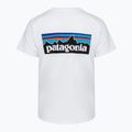 Moteriški marškinėliai Patagonia P-6 Logo Responsibili-Tee fiber white 2