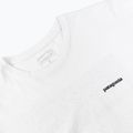 Moteriški marškinėliai Patagonia P-6 Logo Responsibili-Tee fiber white 3