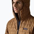 Vyriška pašiltinta striukė Patagonia Nano Puff Hoody deer brown 5