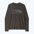 Vyriški ilgomis rankovėmis marškinėliai Patagonia Cap Cool Trail Stratapeaks ink black