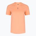 Moteriški bėgimo marškinėliai HOKA EveryRun Short Sleeve sunstone