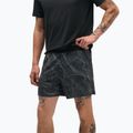 Vyriški bėgimo šortai HOKA Glide Short 5" Brief CLF PRT black/white